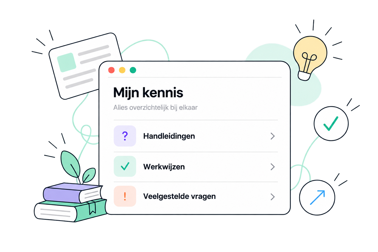 Collega's vieren samen een succes
